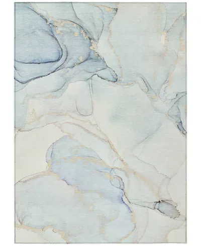 Addison Chantille Machine Washable Acn523 9'x12' Area Rug In Mist