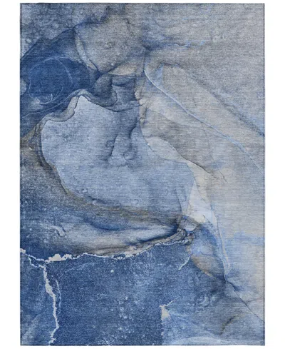 Addison Chantille Machine Washable Acn524 2'6x3'10 Area Rug In Navy