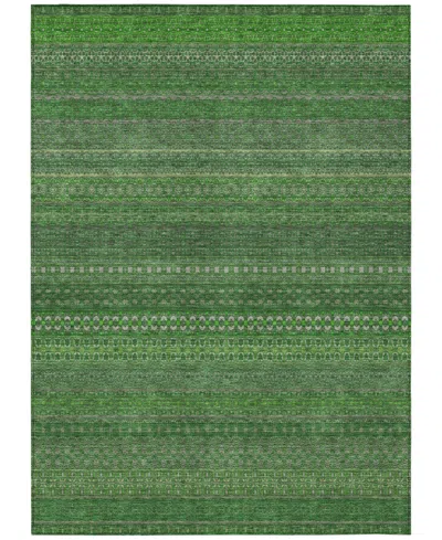 Addison Chantille Machine Washable Acn527 10'x14' Area Rug In Ivy,gray