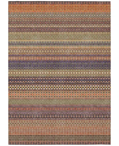 Addison Chantille Machine Washable Acn527 10'x14' Area Rug In Orange