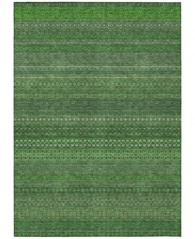 Addison Chantille Machine Washable Acn527 5'x7'6 Area Rug In Ivy,gray