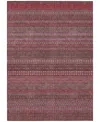 Addison Chantille Machine Washable Acn527 8'x10' Area Rug In Cherry