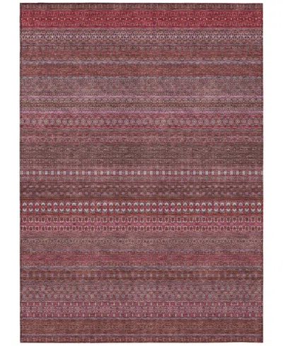 Addison Chantille Machine Washable Acn527 8'x10' Area Rug In Cherry