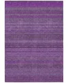 Addison Chantille Machine Washable Acn527 8'x10' Area Rug In Eggplant