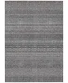 Addison Chantille Machine Washable Acn527 10'x14' Area Rug In Gray
