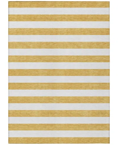 Addison Chantille Machine Washable Acn528 10'x14' Area Rug In Gold