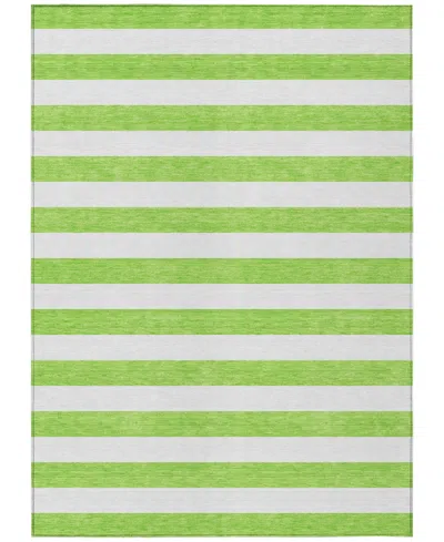 Addison Chantille Machine Washable Acn528 10'x14' Area Rug In Lime