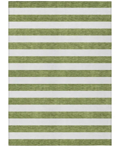 Addison Chantille Machine Washable Acn528 10'x14' Area Rug In Olive