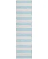 Addison Chantille Machine Washable Acn528 2'3x7'6 Runner Area Rug In Mist