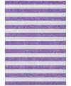 Addison Chantille Machine Washable Acn528 2'6x3'10 Area Rug In Purple