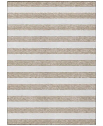 Addison Chantille Machine Washable Acn528 2'6x3'10 Area Rug In Taupe