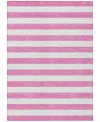Addison Chantille Machine Washable Acn528 3'x5' Area Rug In Pink
