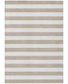 Addison Chantille Machine Washable Acn528 3'x5' Area Rug In Taupe