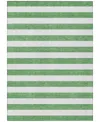Addison Chantille Machine Washable Acn528 5'x7'6 Area Rug In Green