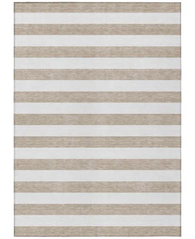 Addison Chantille Machine Washable Acn528 5'x7'6 Area Rug In Taupe