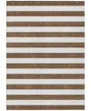 Addison Chantille Machine Washable Acn528 8'x10' Area Rug In Chocolate