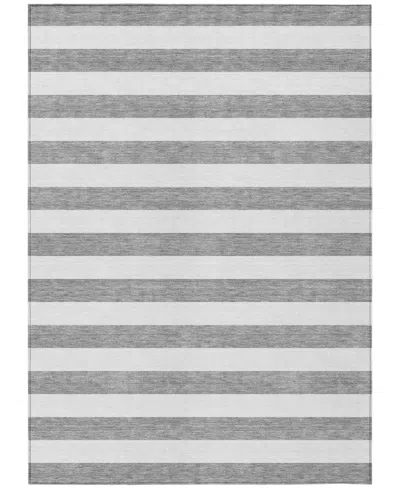 Addison Chantille Machine Washable Acn528 8'x10' Area Rug In Gray