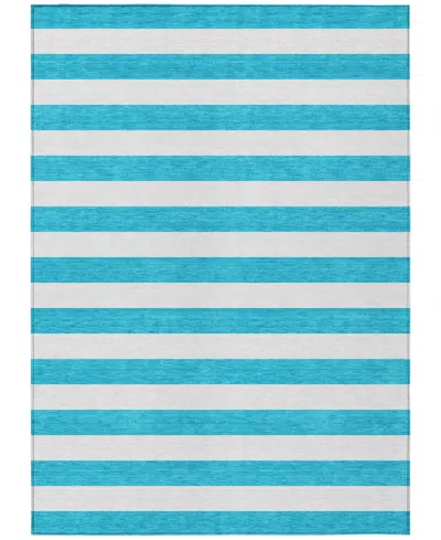 Addison Chantille Machine Washable Acn528 8'x10' Area Rug In Ocean