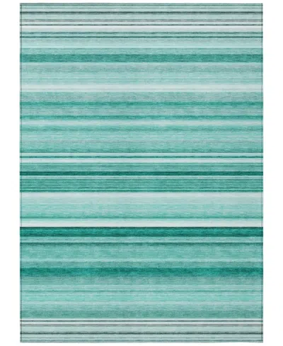 Addison Chantille Machine Washable Acn529 10'x14' Area Rug In Aqua