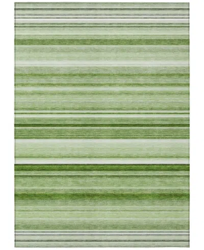 Addison Chantille Machine Washable Acn529 10'x14' Area Rug In Lime