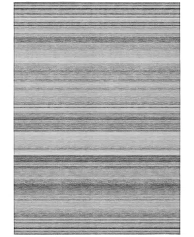 Addison Chantille Machine Washable Acn529 3'x5' Area Rug In Gray