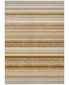 Addison Chantille Machine Washable Acn529 8'x10' Area Rug In Chocolate