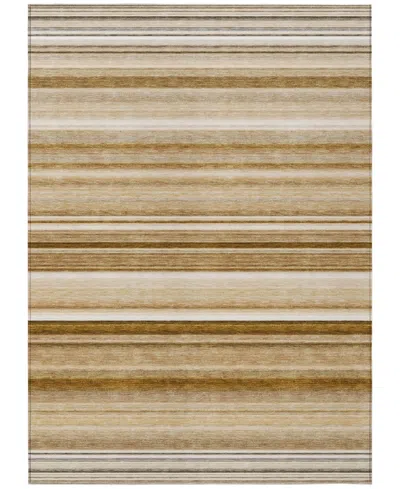 Addison Chantille Machine Washable Acn529 8'x10' Area Rug In Chocolate