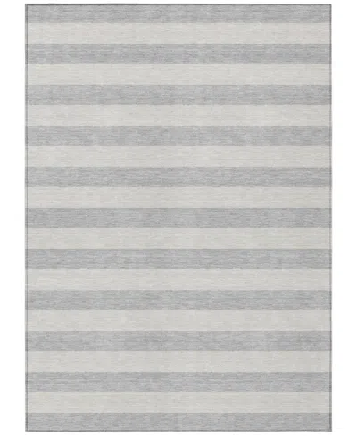 Addison Chantille Machine Washable Acn530 10'x14' Area Rug In Gray,beige