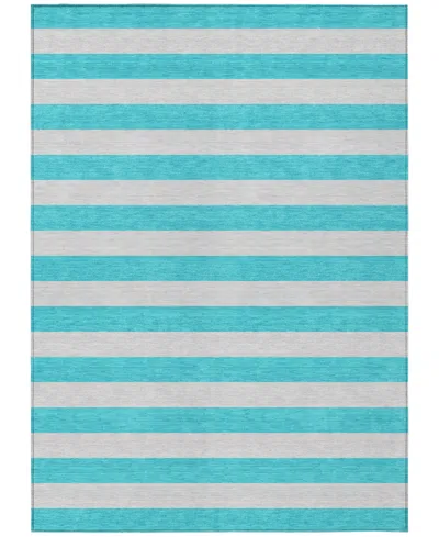 Addison Chantille Machine Washable Acn530 10'x14' Area Rug In Turquoise