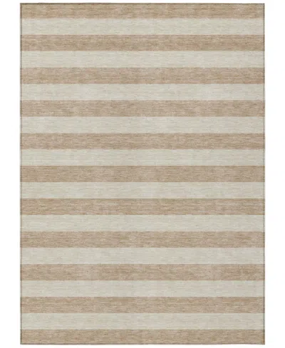 Addison Chantille Machine Washable Acn530 5'x7'6 Area Rug In Beige