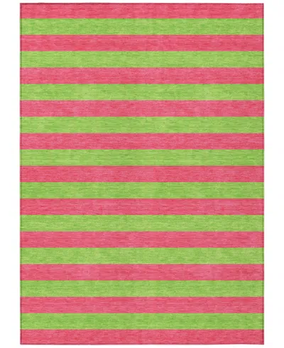 Addison Chantille Machine Washable Acn530 5'x7'6 Area Rug In Rose