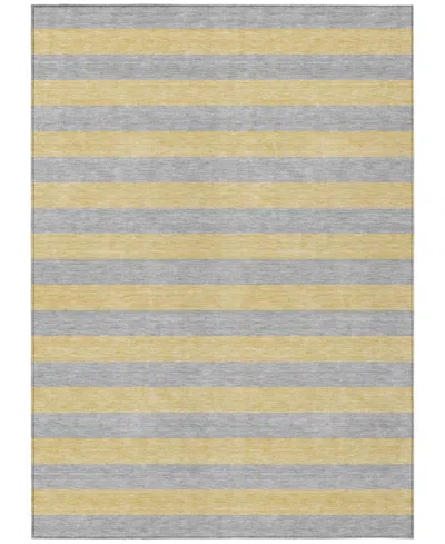 Addison Chantille Machine Washable Acn530 5'x7'6 Area Rug In Silver