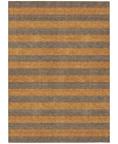 Addison Chantille Machine Washable Acn530 8'x10' Area Rug In Mocha