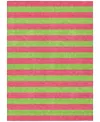 Addison Chantille Machine Washable Acn530 8'x10' Area Rug In Rose