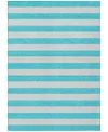Addison Chantille Machine Washable Acn530 8'x10' Area Rug In Turquoise