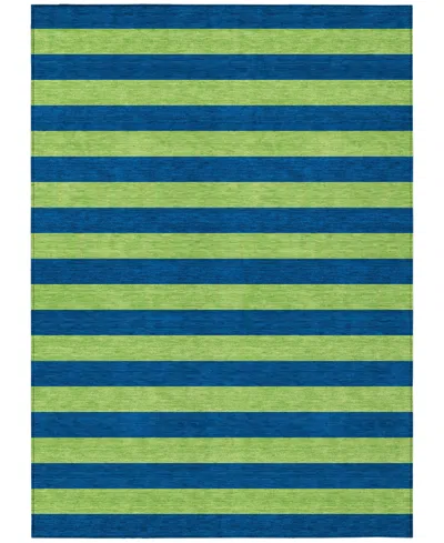 Addison Chantille Machine Washable Acn530 9'x12' Area Rug In Navy