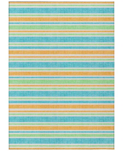 Addison Chantille Machine Washable Acn531 10'x14' Area Rug In Ocean