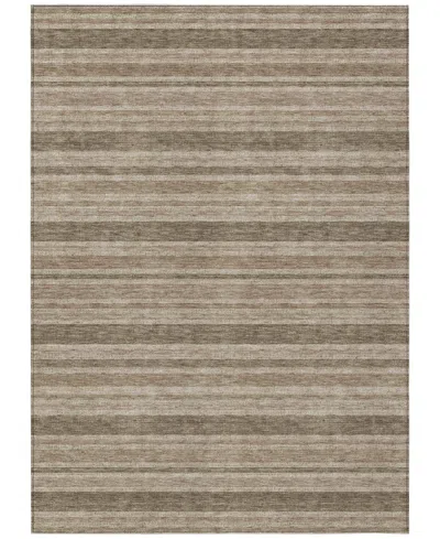 Addison Chantille Machine Washable Acn531 10'x14' Area Rug In Brown