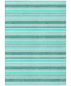 Addison Chantille Machine Washable Acn531 10'x14' Area Rug In Turquoise