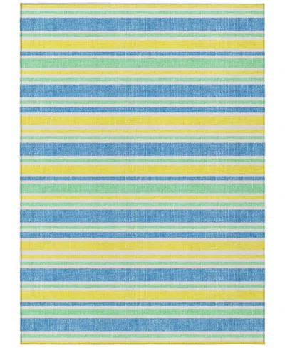 Addison Chantille Machine Washable Acn531 10'x14' Area Rug In Yellow