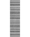 Addison Chantille Machine Washable Acn531 2'3x7'6 Runner Area Rug In Silver