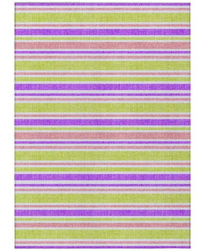 Addison Chantille Machine Washable Acn531 2'6x3'10 Area Rug In Purple