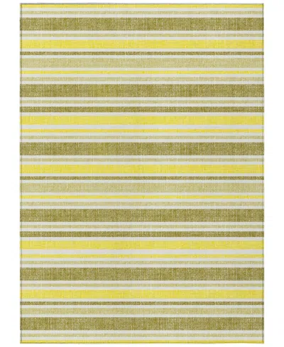 Addison Chantille Machine Washable Acn531 3'x5' Area Rug In Yellow