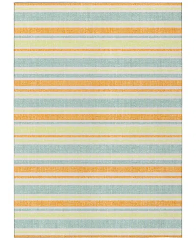 Addison Chantille Machine Washable Acn531 5'x7'6 Area Rug In Orange