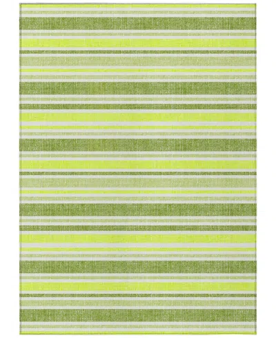 Addison Chantille Machine Washable Acn531 8'x10' Area Rug In Ivy,ivory