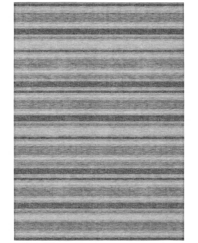 Addison Chantille Machine Washable Acn531 8'x10' Area Rug In Silver