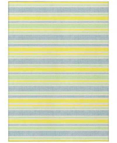Addison Chantille Machine Washable Acn531 9'x12' Area Rug In Denim