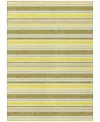 Addison Chantille Machine Washable Acn531 9'x12' Area Rug In Khaki