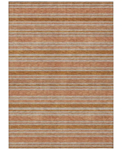 Addison Chantille Machine Washable Acn531 9'x12' Area Rug In Paprika