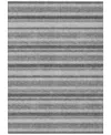 Addison Chantille Machine Washable Acn531 9'x12' Area Rug In Silver